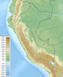 Chan Chan på kartan över Peru