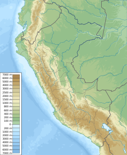 Trujillo på kartan över Peru