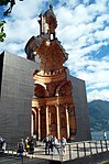 サン・カルロ・アッレ・クワトロ・フォンターネ聖堂模型（スイス、ルガーノ湖畔）
