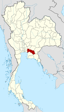 แผนที่ประเทศไทย จังหวัดฉะเชิงเทราเน้นสีแดง