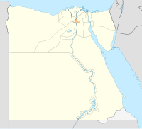 मानचित्र जिसमें क़ल्यूबीया ‏‏محافظة القليوبية‎ \ Qalyubia हाइलाइटेड है