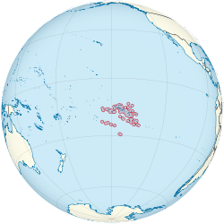 Местоположение на Френска Полинезия
