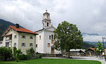 Katholische Kirche Son Plasch mit Pfarrhaus