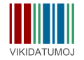 Wikidata transparent logo with text (SVG, [eo] Esperanto)