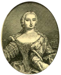 Marija Terezija, bakropis iz 19. stoljeća