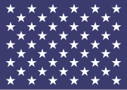 アメリカ海軍の国籍旗。