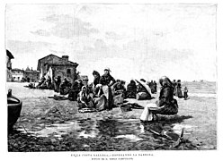 En la costa gallega, esperando la sardina (1894), de Tomás Campuzano