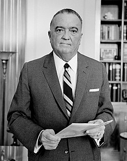 J. Edgar Hoover vuonna 1961.