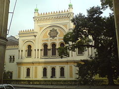 Esterno della sinagoga spagnola di Praga
