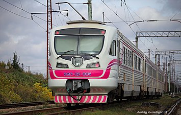 Дизель-поезд ДЭЛ-02-005 с электрической передачей
