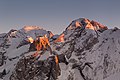 Marmolada mountain in Dolomite Alps