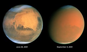 Планетарна пилова буря на Марсі