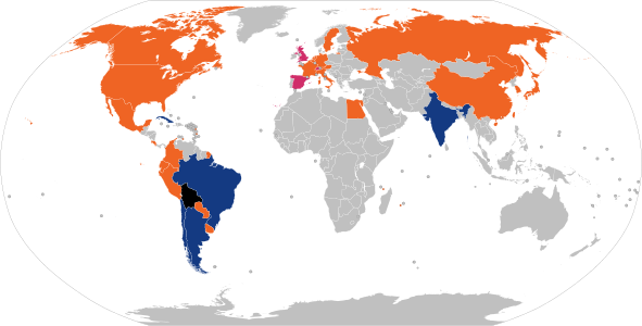 Results among voters abroad.