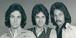 Hudson Brothers in 1974, left to right: Bill, Brett, and Mark