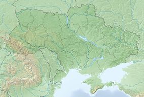 Map showing the location of Roztochia Biosphere Reserve