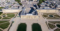 Palácio de Versalhes, local do Hipismo, Pentatlo Moderno (exceto esgrima e natação) e do Ciclismo de Estrada