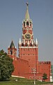 Spasskaya Tower on the Kremlin wall.