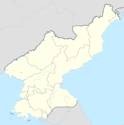 江界市在朝鲜民主主义人民共和国的位置
