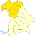 Franken: Gliederung: Regierungsbezirke