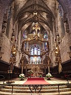 Interior de la Catedral de Mallorca