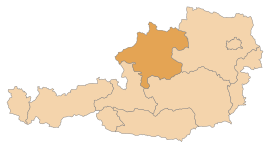 क्यार्न्टनचे ऑस्ट्रिया देशाच्या नकाशातील स्थान