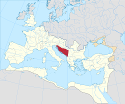 Location of Dalmatia