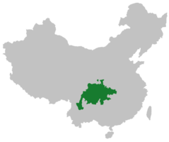 Sichuanese dialects are spoken in the Sichuan Basin and surrounding areas