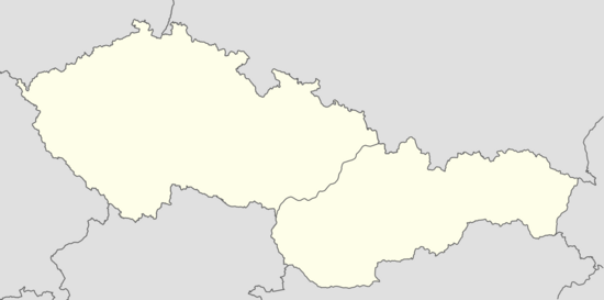 1989–90 Czechoslovak First League is located in Czechoslovakia