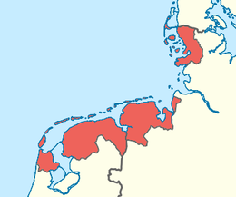 De hjoeddeistige regio Fryslân