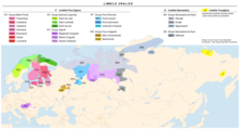 Harta limbilor uralice