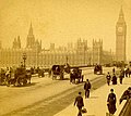 Image 16The Houses of Parliament from Westminster Bridge in the early 1890s (from History of London)