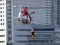 横浜市消防局ヘリコプターによる水難救助