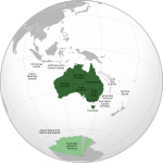 استرالیایِ سامون‌ها و ایالات نقشه