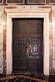 bronze-clad crypt door