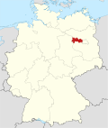 Localização de Havelland na Alemanha