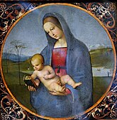Madonna and Child (The Conestabile Madonna) 1502-1504