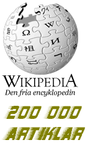 Föreslagen logga inför jubileet då svenska Wikipedia fyller 200 000 artiklar, gjord av Max sonnelid