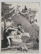 Mercurio se aparece a Eneas en un sueño (1757), de Giovanni Battista Tiepolo, Museo Metropolitano de Arte, Nueva York