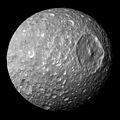 Mimas, sebuah satelit alami Saturnus