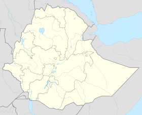 Popis mjesta svjetske baštine u Africi na zemljovidu Etiopije