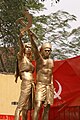 A tableau in a communist rally in Kerala, India