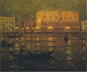Le Grand Canal, Venice, Henri Le Sidaner, 1906