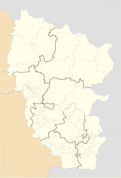 Tatsyne is located in Luhansk Oblast
