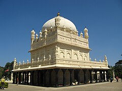 The mausoleum housing Tippu Sultan and his father Hyder Ali at Srirangapatna.
