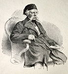 요제프 크리후버(Josef Kriehuber)가 그린 부크 카라지치의 초상화 (1865년)