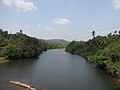 Kuppam River viewed from Koovery Hanging Bridge