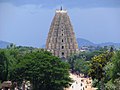 Gopuram–Torturm zu einem indischen Tempel