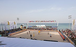 چهارمین روز مسابقات تور جهانی والیبال ساحلی کیش