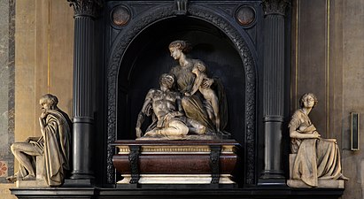 Monument en hommage à Eliza Roy, comtesse de Lariboisière dans la chapelle de l'Hôpital Lariboisière