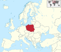 Localização da Polônia